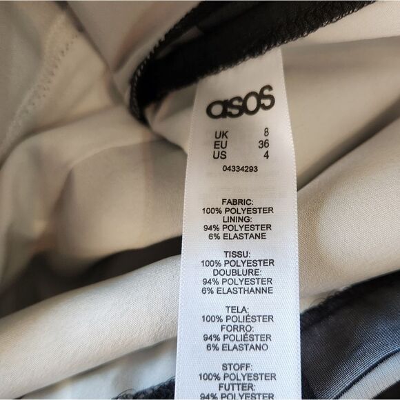 ASOS x Le Kilt Checkered Dressy Romper Size 4 NWT - Picture 8 of 8